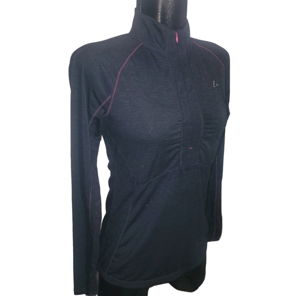 Paradox Black Pullover Quarter Zip Light Performance Jacket S - Picture 3 of 7